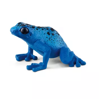 Figur TEKA Blauer Pfeilgiftfrosch schleich WILD LIFE — Kunststoff-Tierfigur, ab 3 Jahren