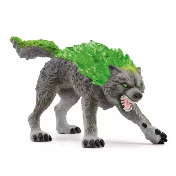 Figur Schleich ELDRADOR CREATURES Granitwolf Modell 70153, Alter 7+, grün/grau