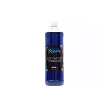 Alphacool Eiswasser Crystal UV gebrauchsfertiges Kühlmittel 18543 1 L Blau