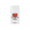 Schutzhülle aus TPU für Samsung Galaxy S24+ — Suit Case White, Red Transparent, für 6,7 Zoll