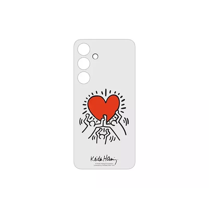 Schutzhülle aus TPU für Samsung Galaxy S24+ — Suit Case White, Red Transparent, für 6,7 Zoll