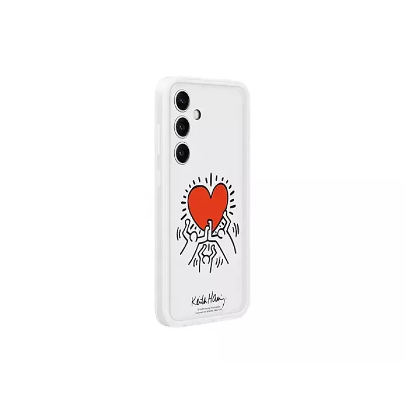 Schutzhülle aus TPU für Samsung Galaxy S24+ — Suit Case White, Red Transparent, für 6,7 Zoll