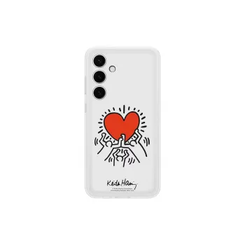 Schutzhülle aus TPU für Samsung Galaxy S24+ — Suit Case White, Red Transparent, für 6,7 Zoll