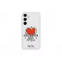 Schutzhülle aus TPU für Samsung Galaxy S24+ — Suit Case White, Red Transparent, für 6,7 Zoll