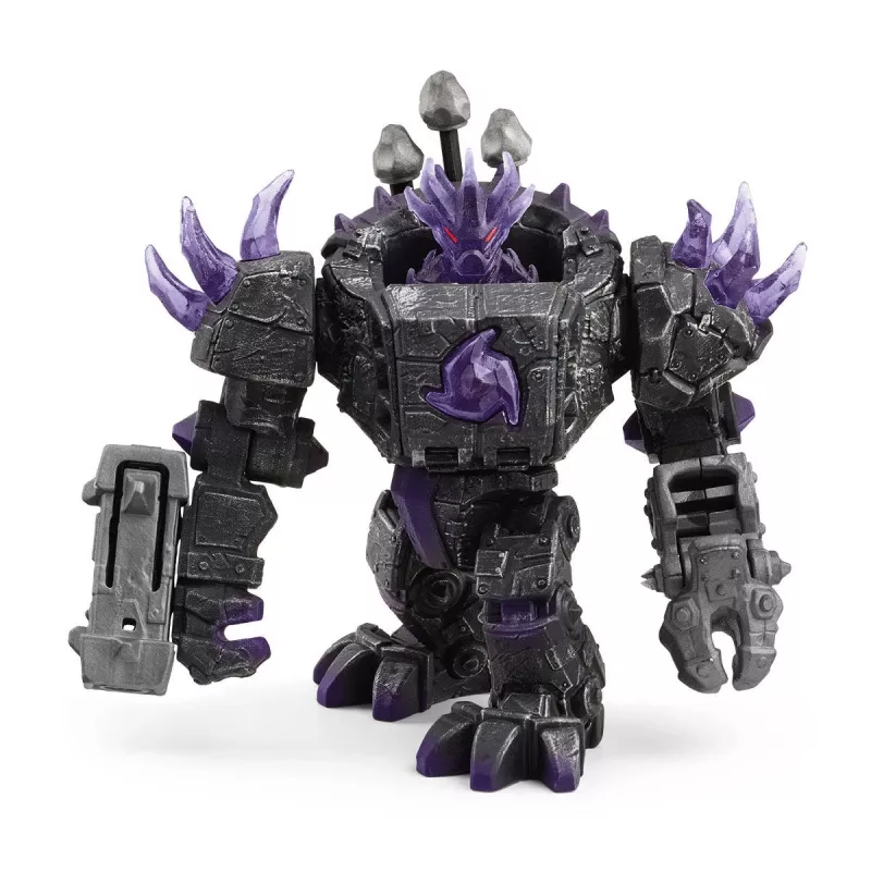 schleich ELDRADOR CREATURES Shadow Master Roboter mit Mini-Kreatur Schwarz