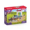 schleich HORSE CLUB Pferdebox mit Stute und Fohlen, Pferdestall, Pferde, 5 Jahr(e), Mehrfarbig, Kunststoff