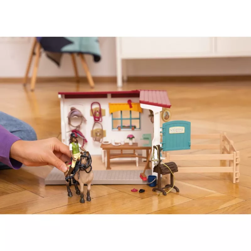 schleich HORSE CLUB Sattelkammer-Erweiterung, Pferdestall, Pferde, 5 Jahre, Mehrfarbig, Kunststoff