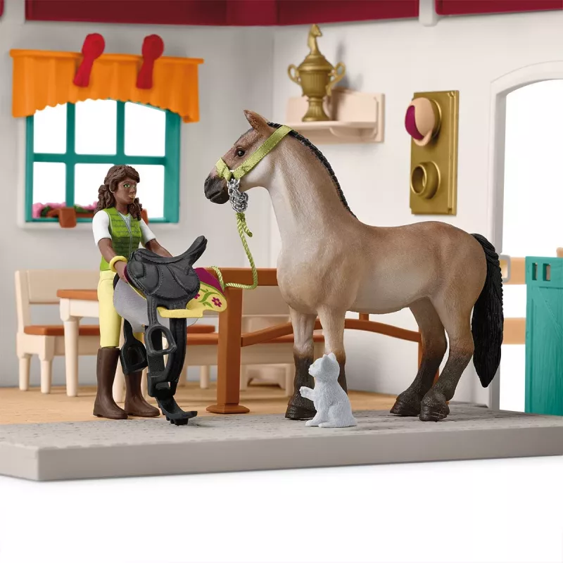 schleich HORSE CLUB Sattelkammer-Erweiterung, Pferdestall, Pferde, 5 Jahre, Mehrfarbig, Kunststoff