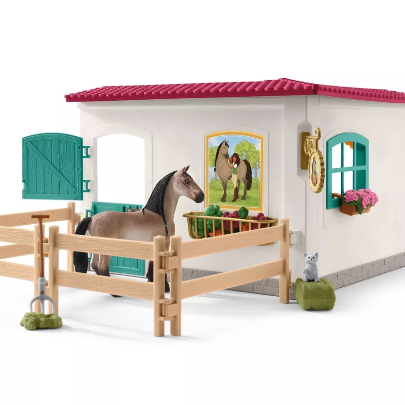 schleich HORSE CLUB Sattelkammer-Erweiterung, Pferdestall, Pferde, 5 Jahre, Mehrfarbig, Kunststoff