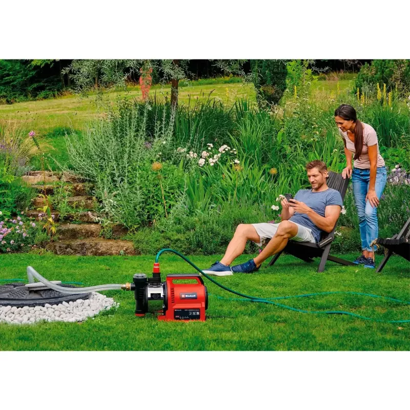 Wasserpumpe EINHELL GE‑AW 1144 SMART — 1100 W, App-Steuerung, Gartenbewässerung und Wassertransfer