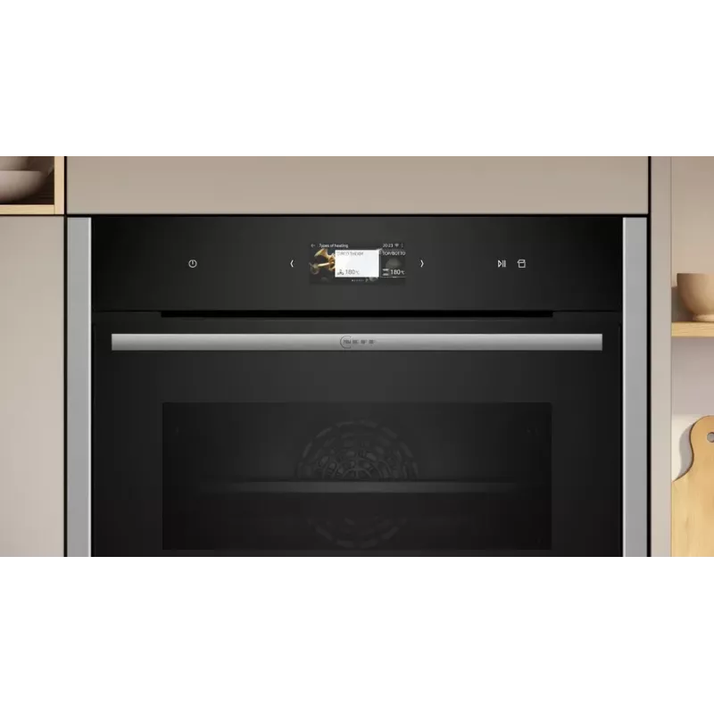 Neff C24FS31N0 Dampfgarer Medium Schwarz, Edelstahl Touch