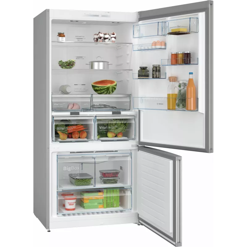 Bosch Serie 4 KGN86VIEA Kühl-Gefrierkombination Freistehend 631 L Edelstahl