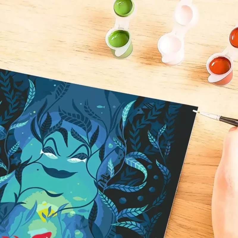 Ravensburger Mal-Set CreArt Disney Arielle und Ursula 23732 — Malset für Kinder mit vorgedrucktem Motiv