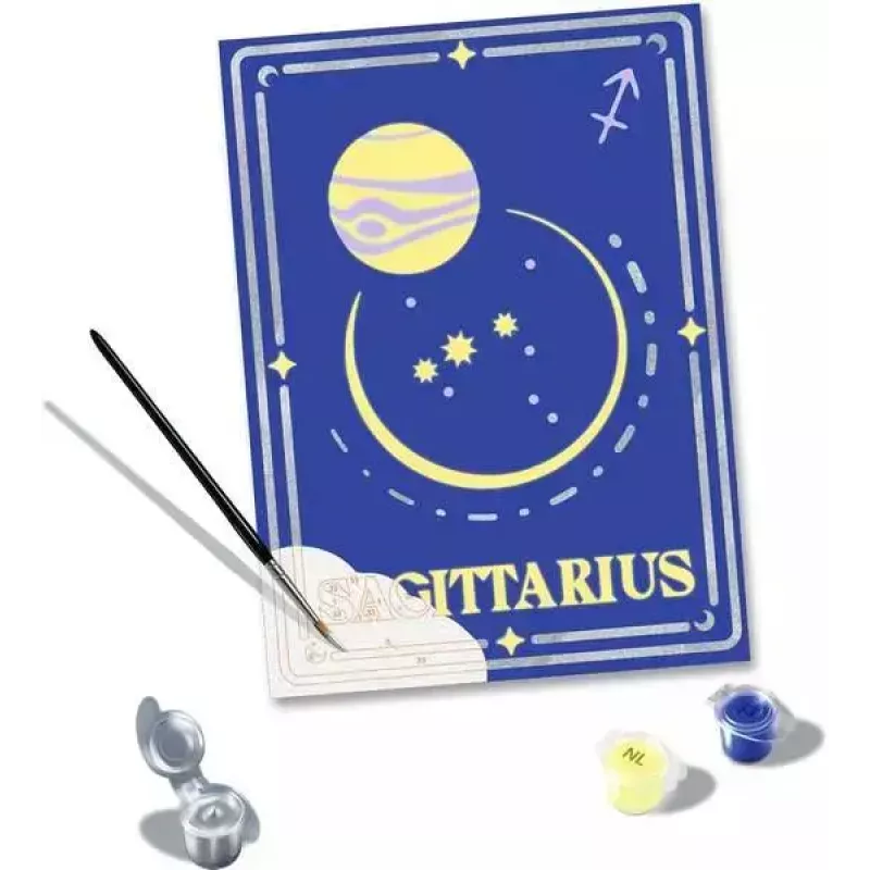 Malen-nach-Zahlen-Set Ravensburger CreArt – Sternzeichen Schütze, Modell 23741