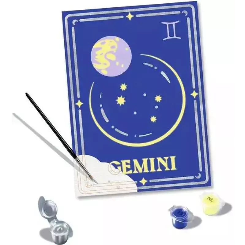 Malen-nach-Zahlen-Set Ravensburger CreArt Zwillinge Sternzeichen — Malerset von Ravensburger (Modell 23742)