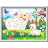 Ravensburger CreArt 23764 Malen-nach-Zahlen-Set, Schaf mit Lämmchen