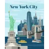 Malset Ravensburger CreArt — Colorful New York City (Mal-nach-Zahlen-Set)