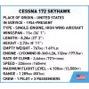 Konstruktionsspielzeug Cobi Cessna 172 Skyhawk Weiß Bausatz