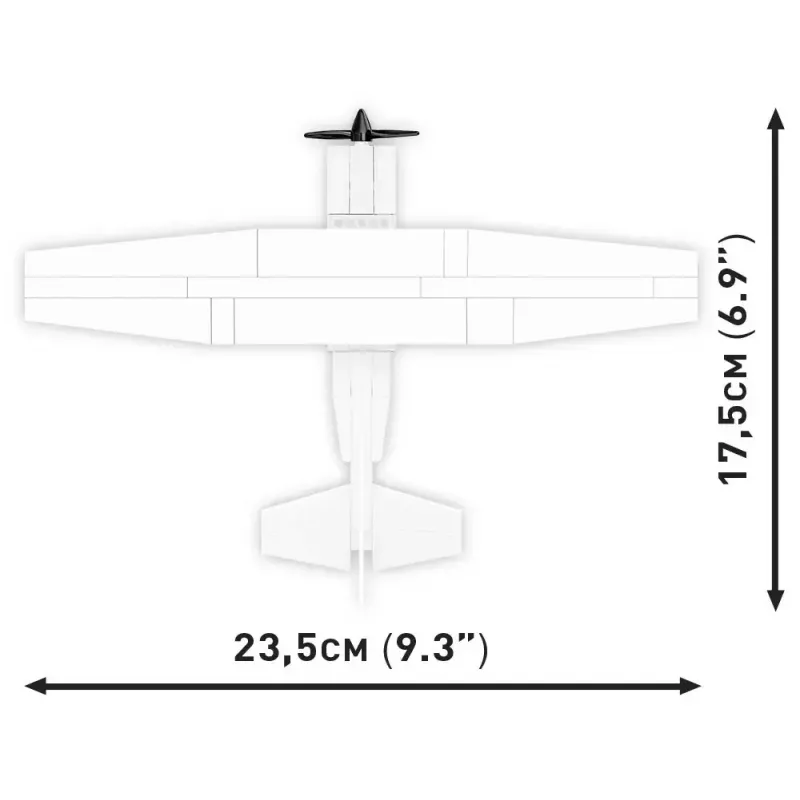 Konstruktionsspielzeug Cobi Cessna 172 Skyhawk Weiß Bausatz