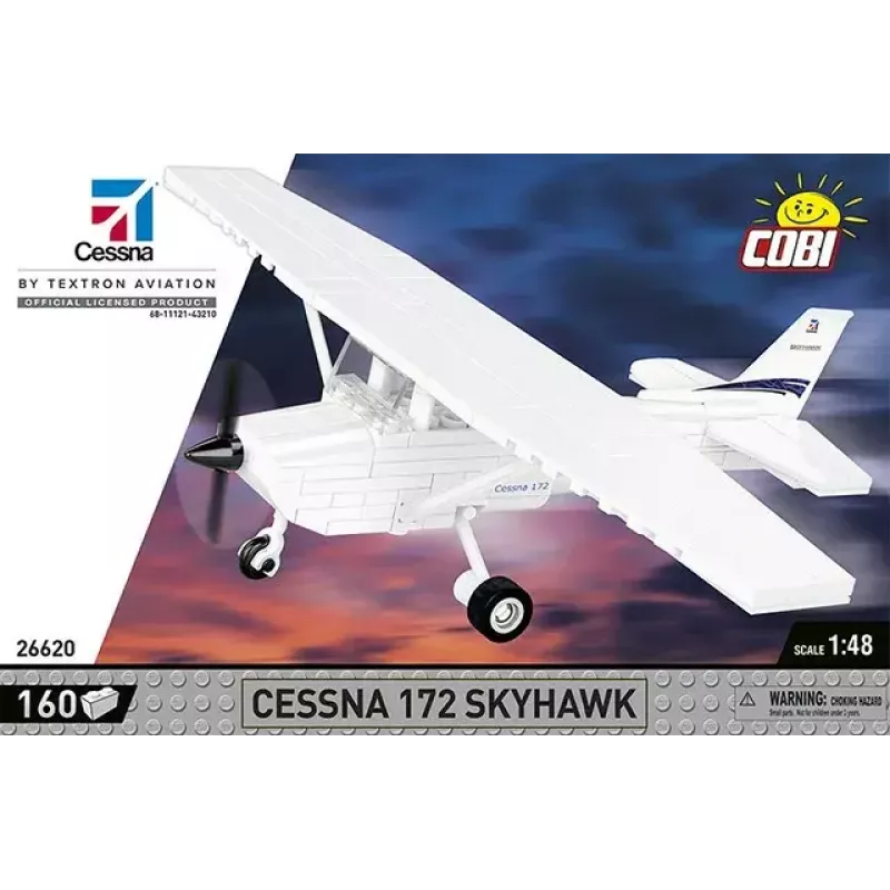 Konstruktionsspielzeug Cobi Cessna 172 Skyhawk Weiß Bausatz