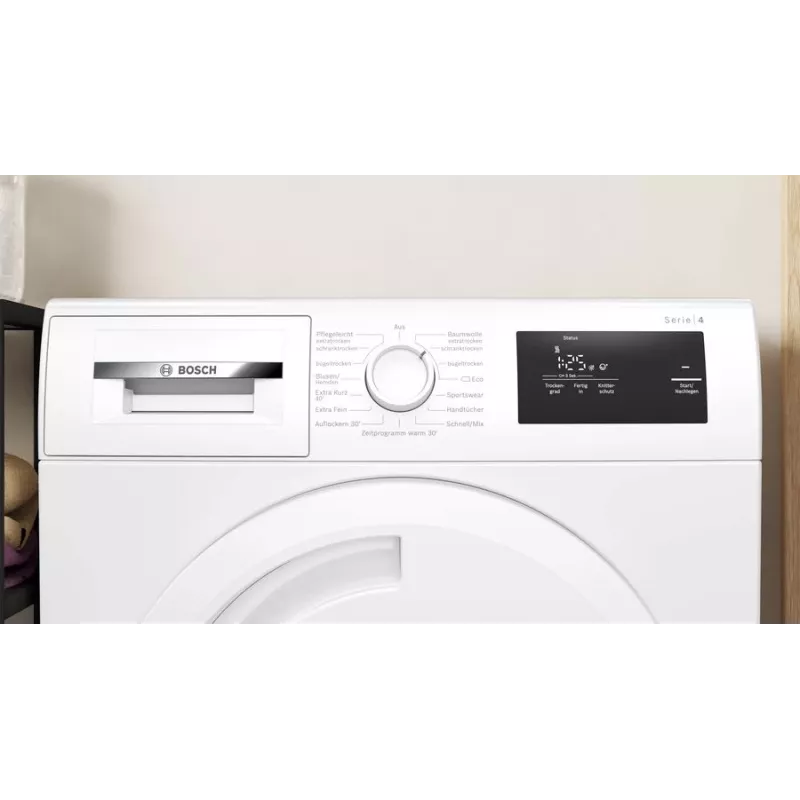 Bosch Serie 4 WTH83003 Wäschetrockner Freistehend Frontlader 7 kg Weiß
