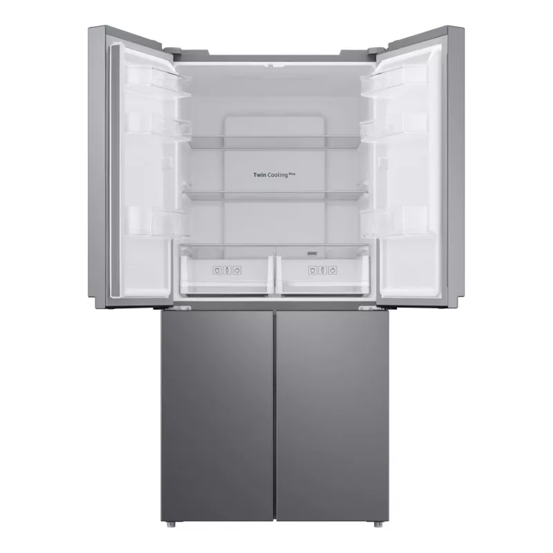 Samsung RF48A400EM9 Side-by-Side Kühlschrank freistehend 488 L Silber