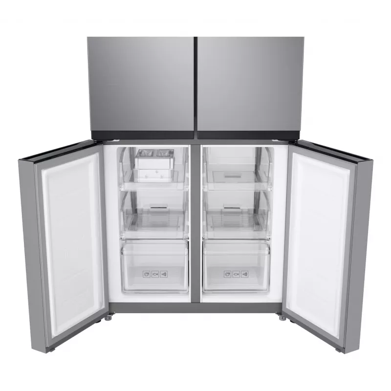 Samsung RF48A400EM9 Side-by-Side Kühlschrank freistehend 488 L Silber
