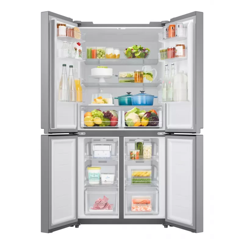 Samsung RF48A400EM9 Side-by-Side Kühlschrank freistehend 488 L Silber