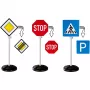 Verkehrszeichen-Set Simba-Dickie Modell 800055481 – robustes Lernspielzeug aus Kunststoff für Kinder