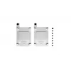 FRACTAL DESIGN SSD-Halterungsset – Typ B Weiß Zweierpack