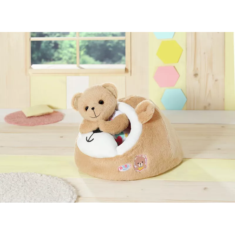 Plüsch-Spielhöhle Bär ZAPF creation BABY born — Plüsch-Spielzubehör für Puppen