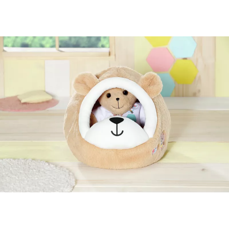 Plüsch-Spielhöhle Bär ZAPF creation BABY born — Plüsch-Spielzubehör für Puppen