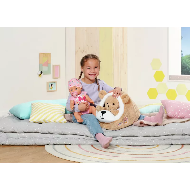 Plüsch-Spielhöhle Bär ZAPF creation BABY born — Plüsch-Spielzubehör für Puppen