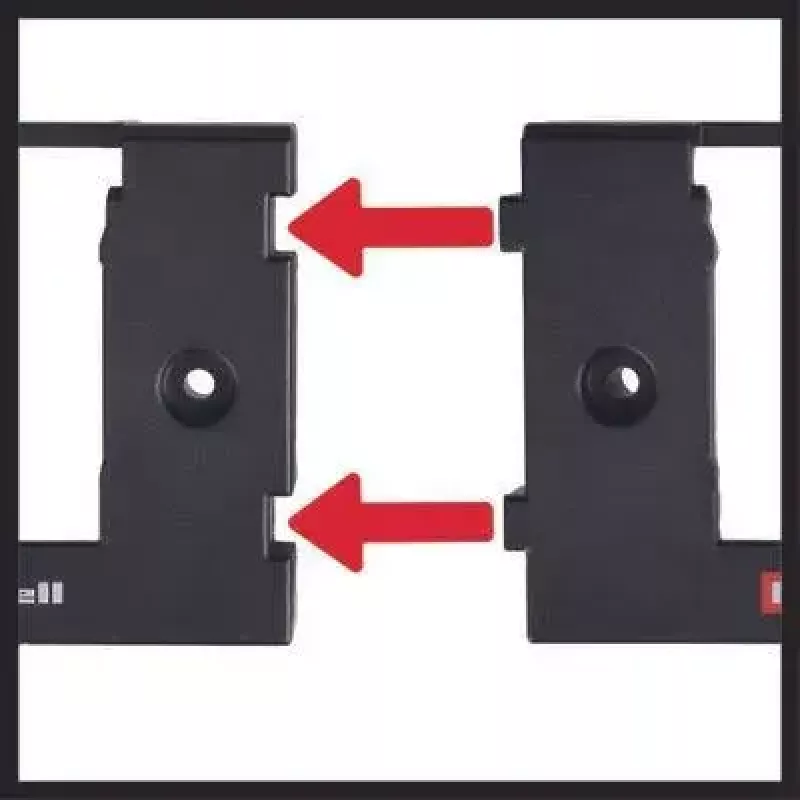 Batterie-Wandhalterung Einhell PXC Schwarz Kompatibilität mit Power X-Change-Akkus
