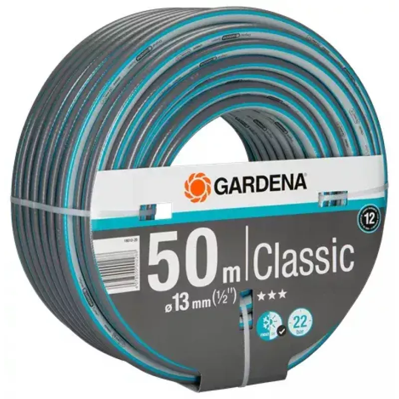 Gartenschlauch Gardena 18010-20 50 m oberirdisch PVC Grau Türkis