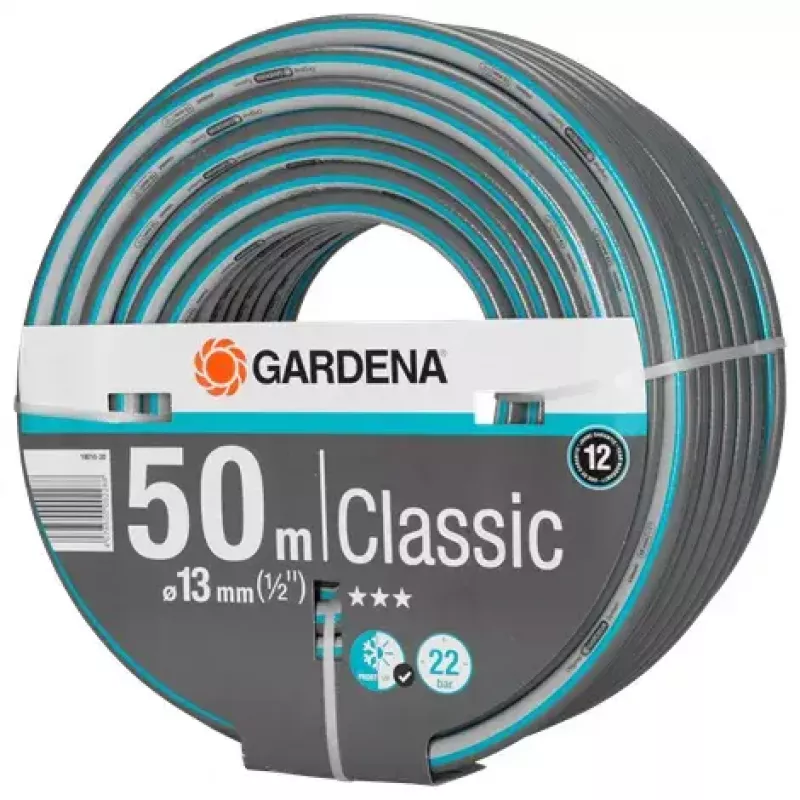 Gartenschlauch Gardena 18010-20 50 m oberirdisch PVC Grau Türkis