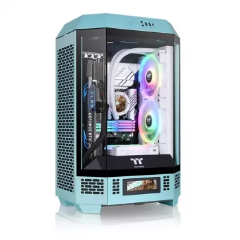 PC-Gehäuse Thermaltake 300 Türkis Micro Tower