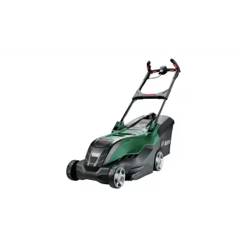 Bosch AdvancedRotak 44-750 Elektro-Rasenmäher, 1800 W, 44 cm Schnittbreite, Schnitthöhe 25–80 mm, bis 750 m², grün/schwarz
