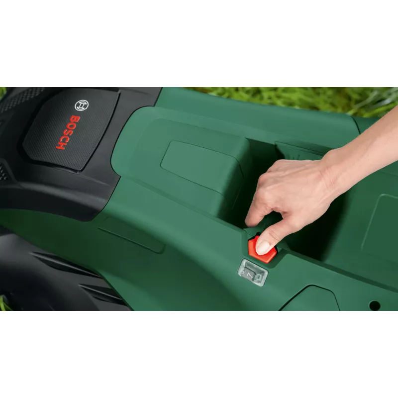 Elektrischer Rasenmäher Bosch AdvancedRotak 44-750, 1800 W, 44 cm Schnittbreite, grün/schwarz