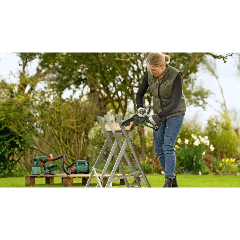 Bosch EasyChain 18V-15-7 Schwarz, Grün