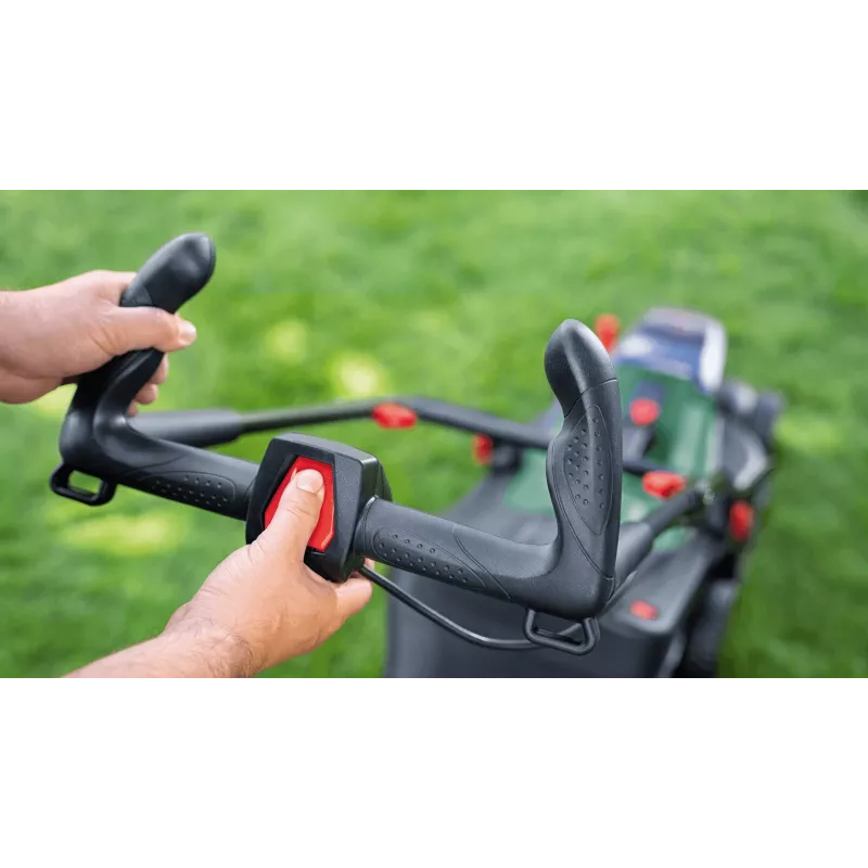 Bosch 37-550 Rasenmäher mit Radantrieb Akku Schwarz, Grün