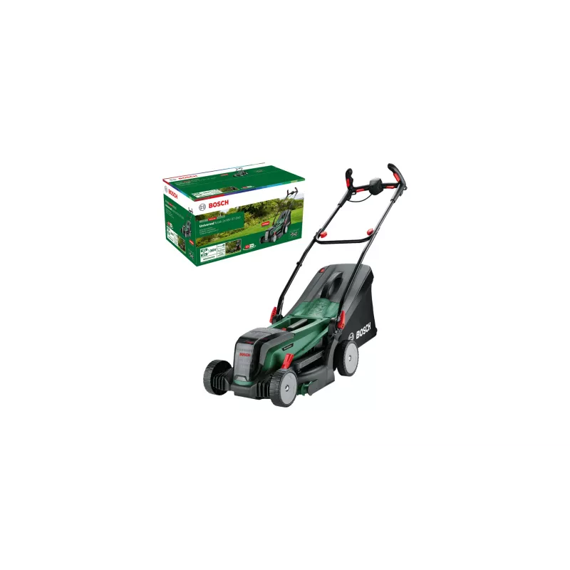 Bosch 37-550 Rasenmäher mit Radantrieb Akku Schwarz, Grün