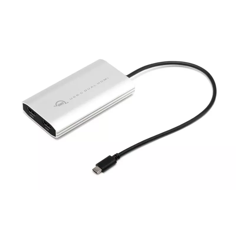 USB-Grafikadapter OWC CADPDL2HDMI 3840 x 2160 Pixel Silber