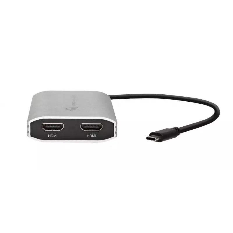 USB-Grafikadapter OWC CADPDL2HDMI 3840 x 2160 Pixel Silber