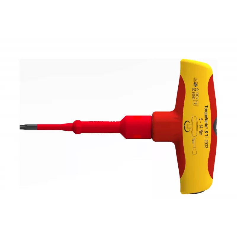Gelenk-Drehmomentschlüssel Wiha TorqueVario-S T electric