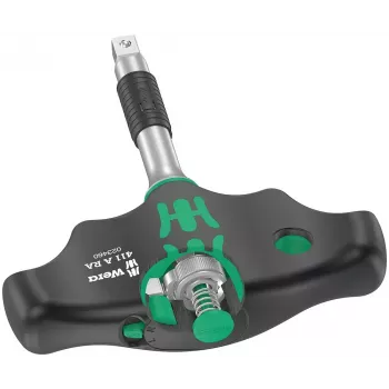 Ratschenschlüssel Wera 05023460001 1/4 Zoll Antrieb Schwarz Grün