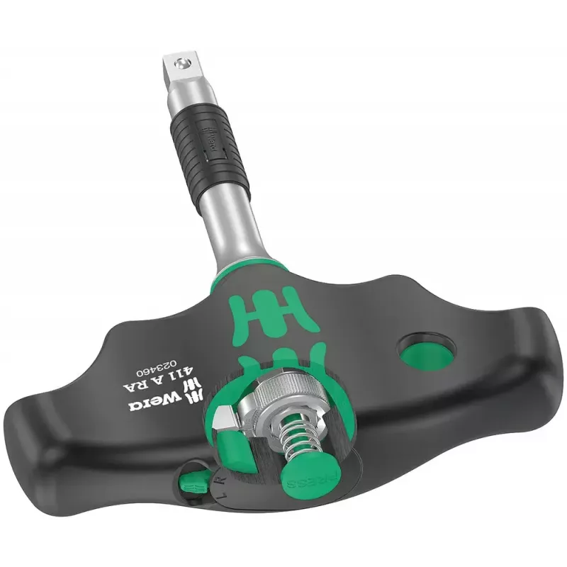Ratschenschlüssel Wera 05023460001 1/4 Zoll Antrieb Schwarz Grün