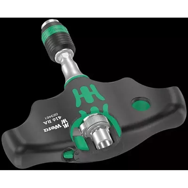 Ratschenschlüssel Wera 05023461001 1/4 Zoll Antrieb Schwarz Grün