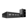 Lindy 50m 4-Port USB 2.0 Cat.6 Extender, Netzwerk-Sender & -Empfänger, 50 m, 480 Mbit/s, Cat5, Cat5e, Cat6, NS1021, Phosphorbronze