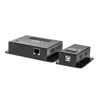 Lindy 50m 4-Port USB 2.0 Cat.6 Extender, Netzwerk-Sender & -Empfänger, 50 m, 480 Mbit/s, Cat5, Cat5e, Cat6, NS1021, Phosphorbronze